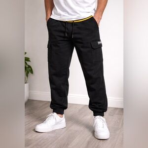 Dogg Supply by Snoop Dogg Black Cargo Jogger Sweatpants Men’s Large